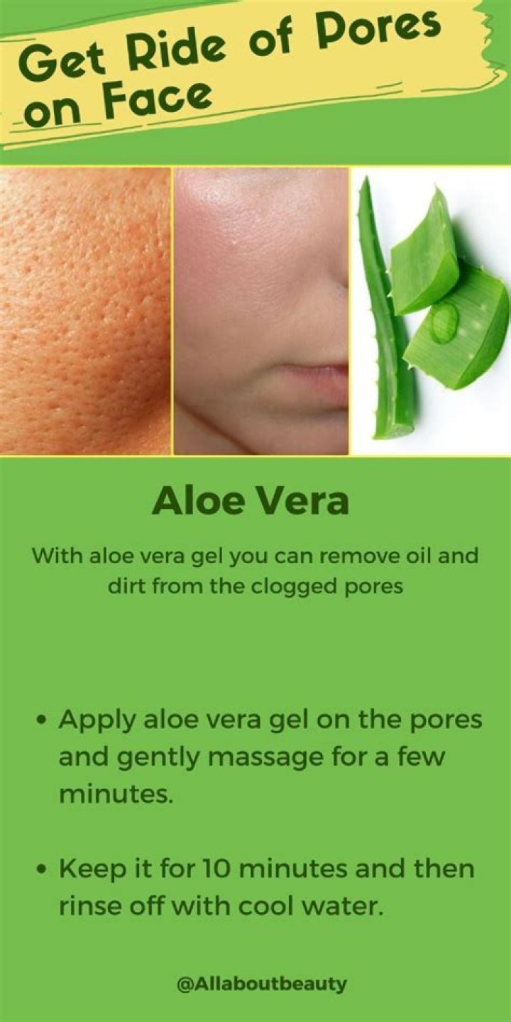 Can aloe clog your pores?