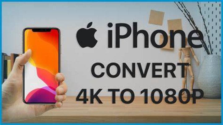 Can you convert 4k video to 1080p on iPhone?