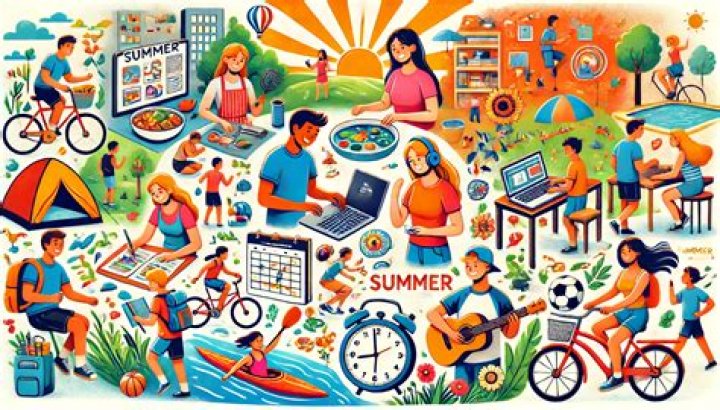 How do college students spend their summer vacation?
