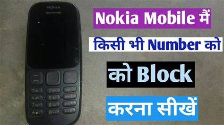 How do I block a number on Nokia phone?