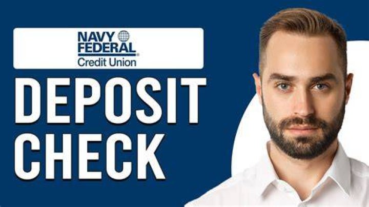 How do I deposit a check for my minor Navy Federal?