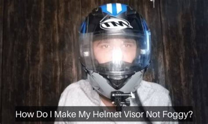 How do I make my helmet not foggy?