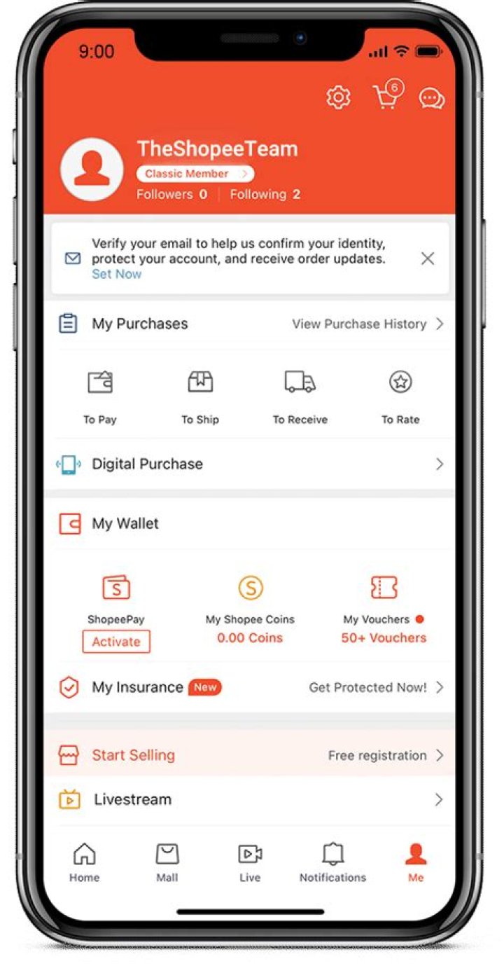 How do I troubleshoot my Shopee app?