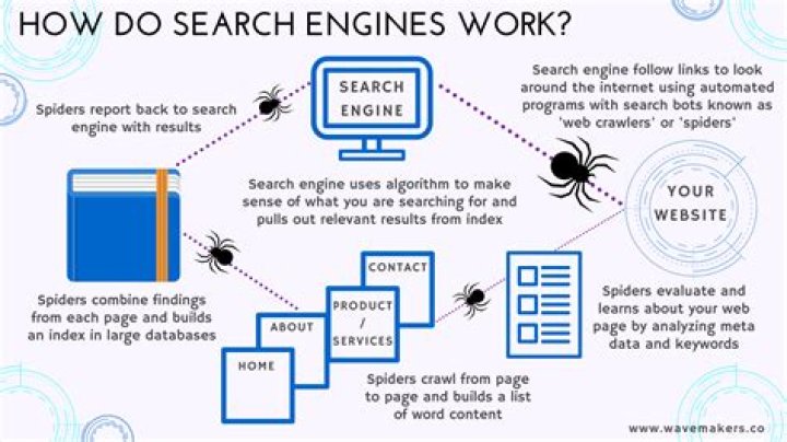 How does an internet search engine work?