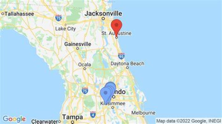 How far is Jacksonville Florida from Saint Augustine Florida?