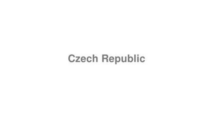 How is Czech Republic pronounce?