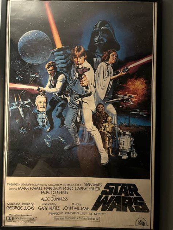 How much is an original Star Wars movie poster worth?