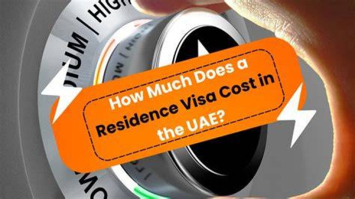 How much is UAE residence visa fee?