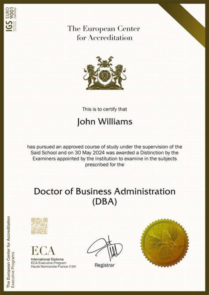 Is a dba still a doctor?