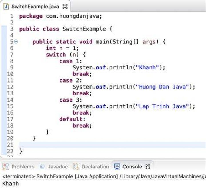 What can I use instead of a switch statement?