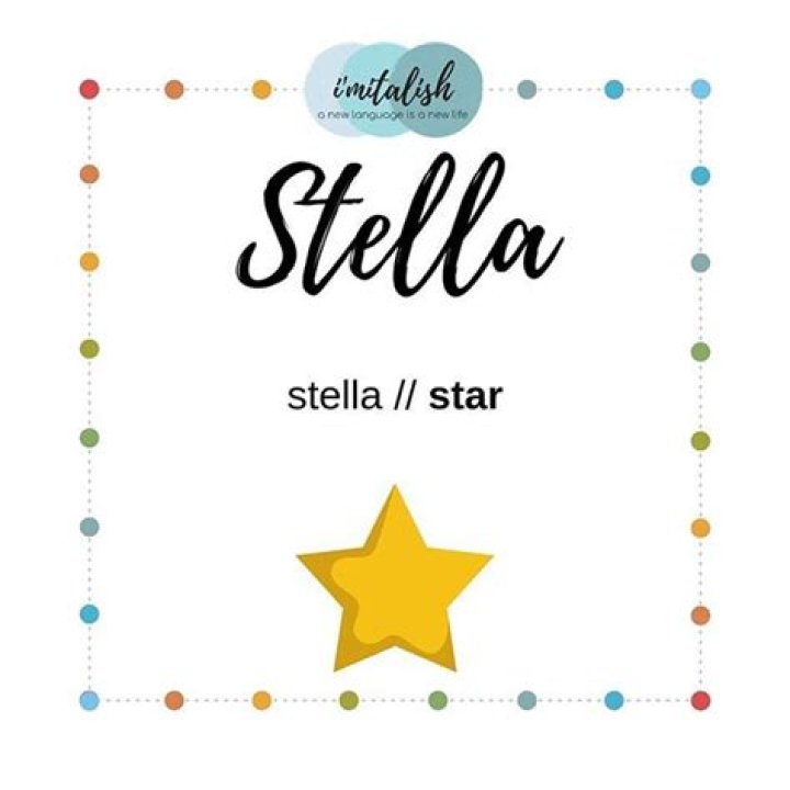 What does Stella mean in different languages?