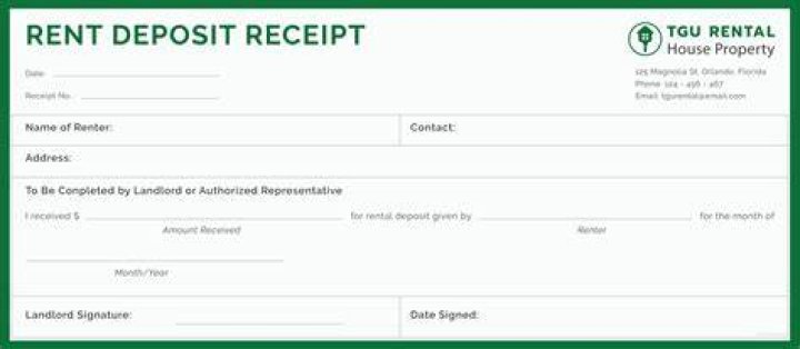What is a deposit in rent?