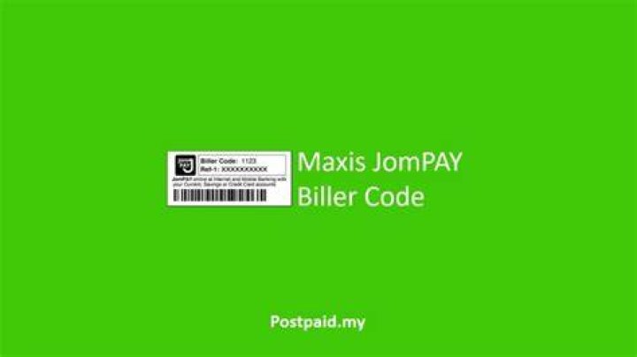 What is biller code for Maxis?