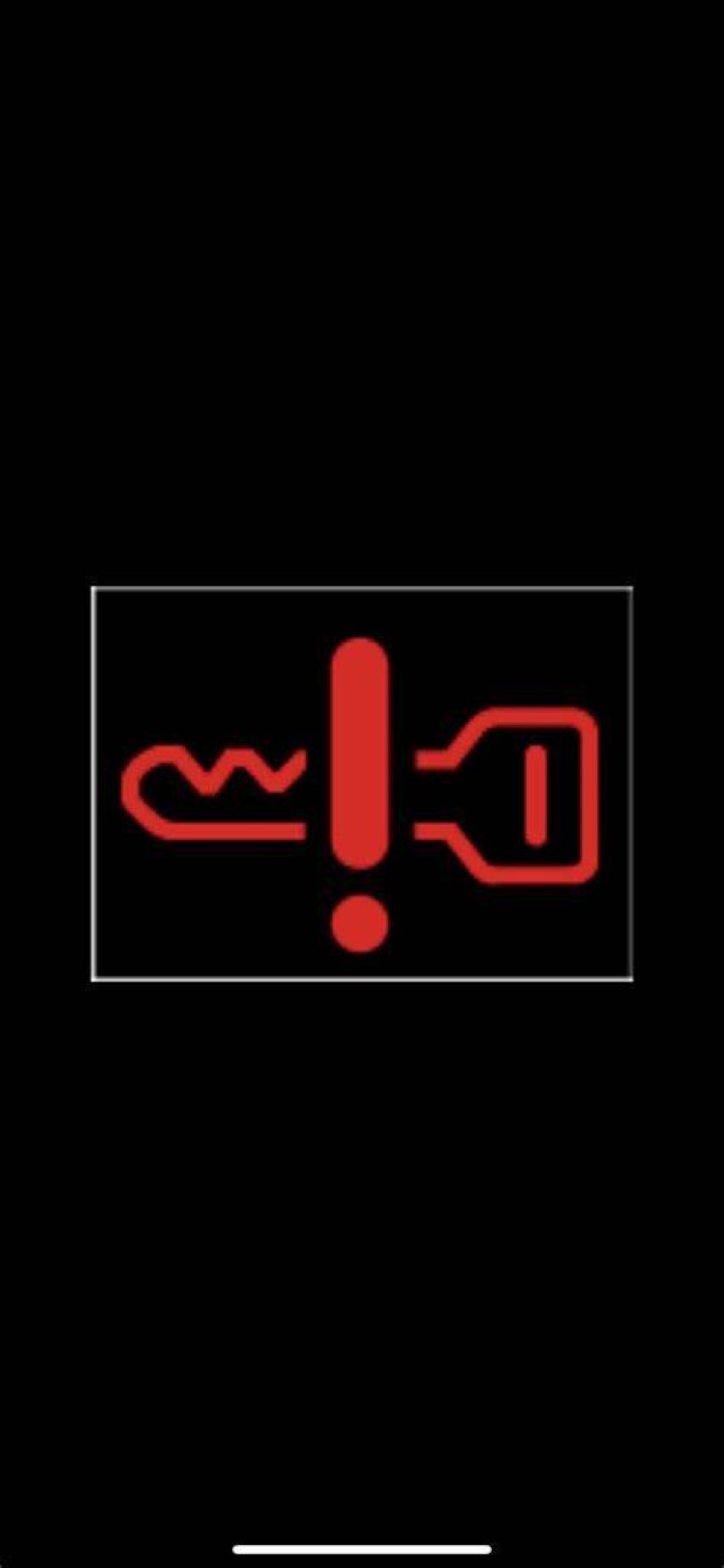 What is key warning light?