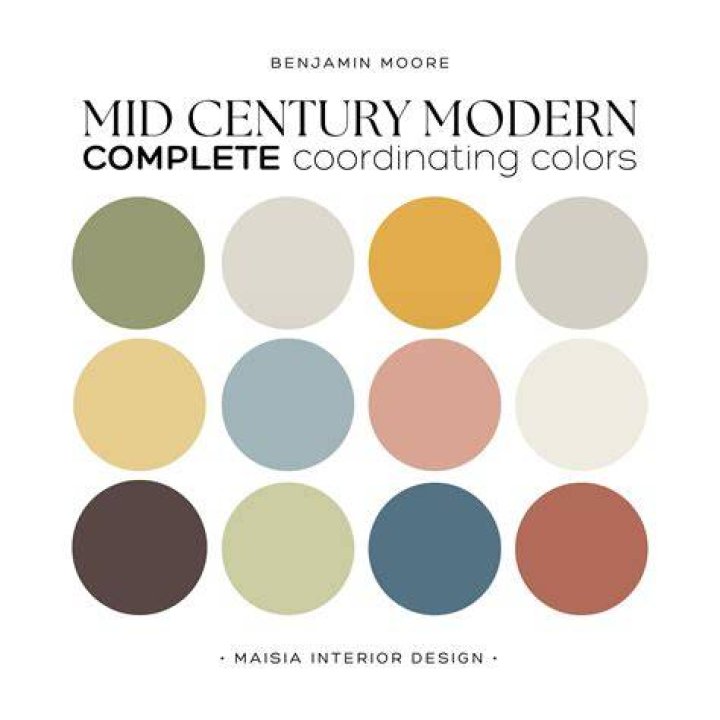 What is modern color palette?