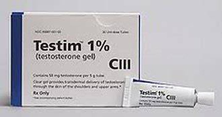 Where do you apply Testim gel?