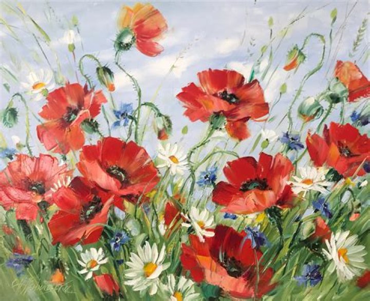 Who painted the poppies?