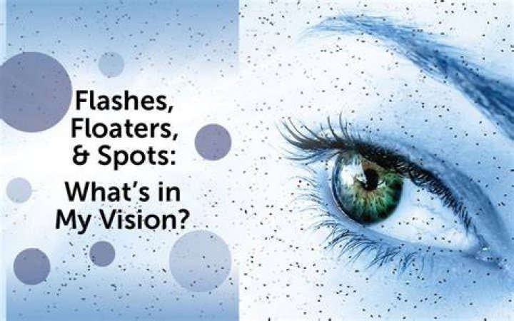 Why do I see blue dots in my vision?